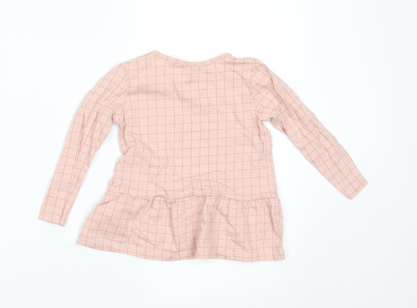 Lupilu Girls Orange Check  A-Line  Size 6-9 Months