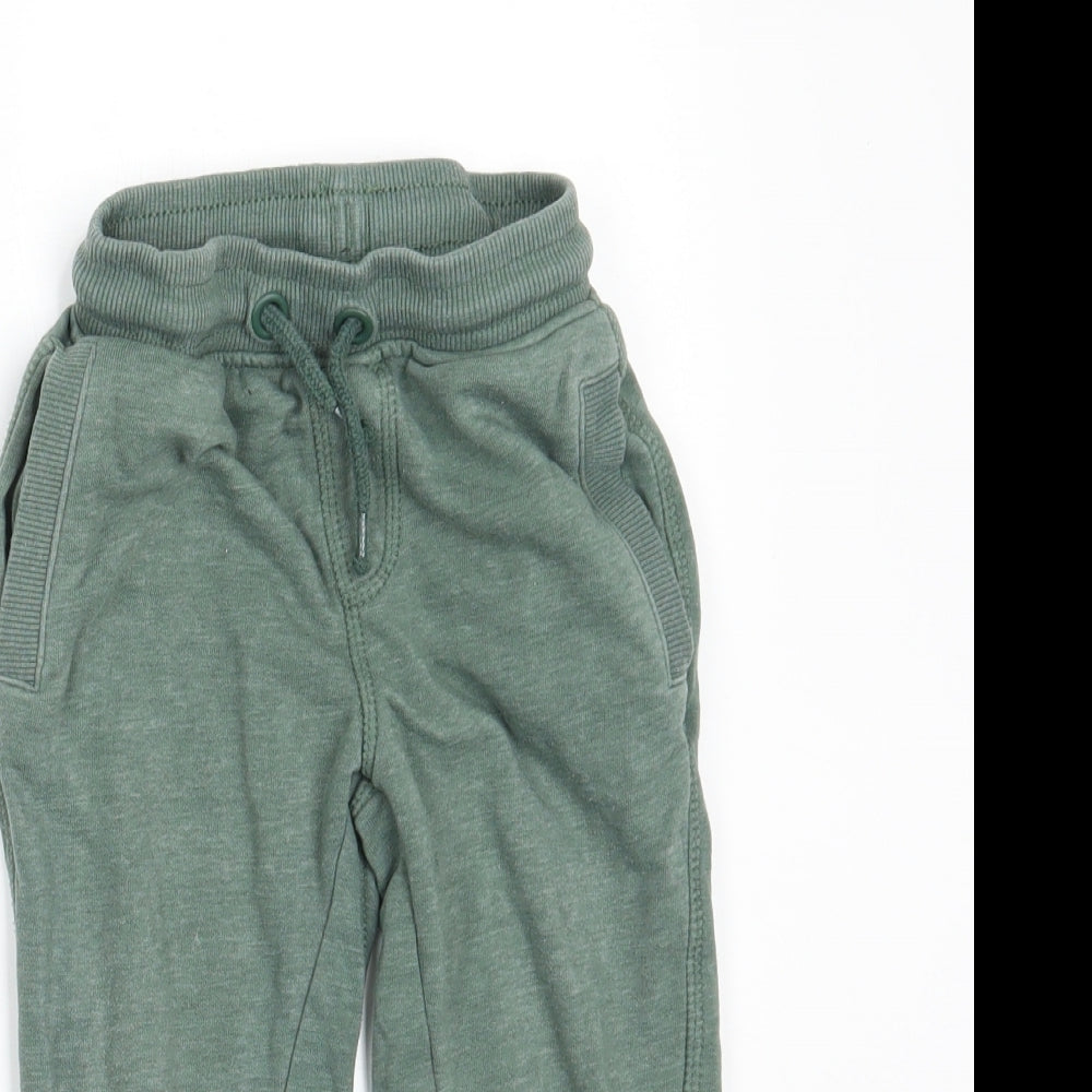 Nutmeg Boys Green   Jogger Trousers Size 2-3 Years