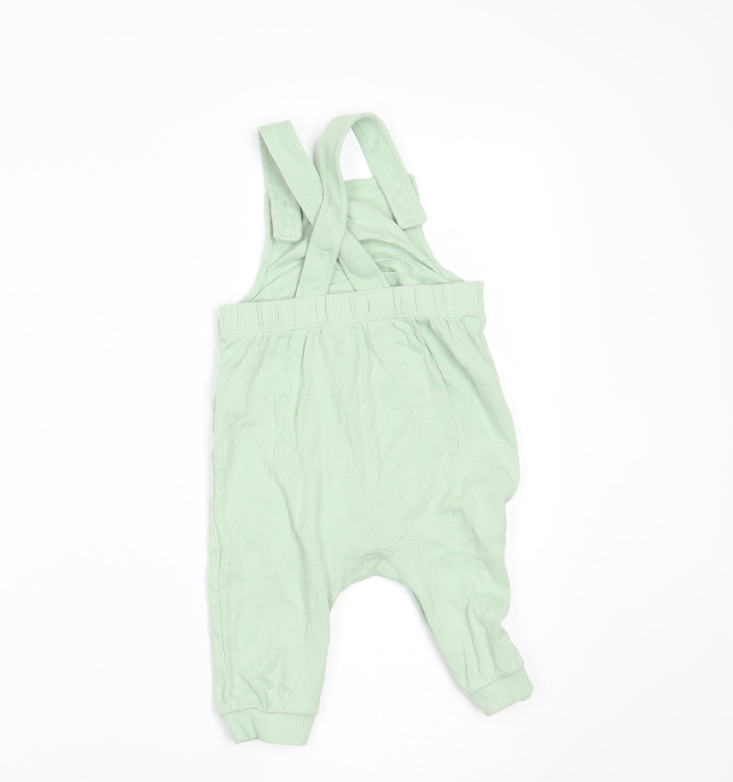 Marks and Spencer Boys Green   Dungaree One-Piece Size 6-9 Months
