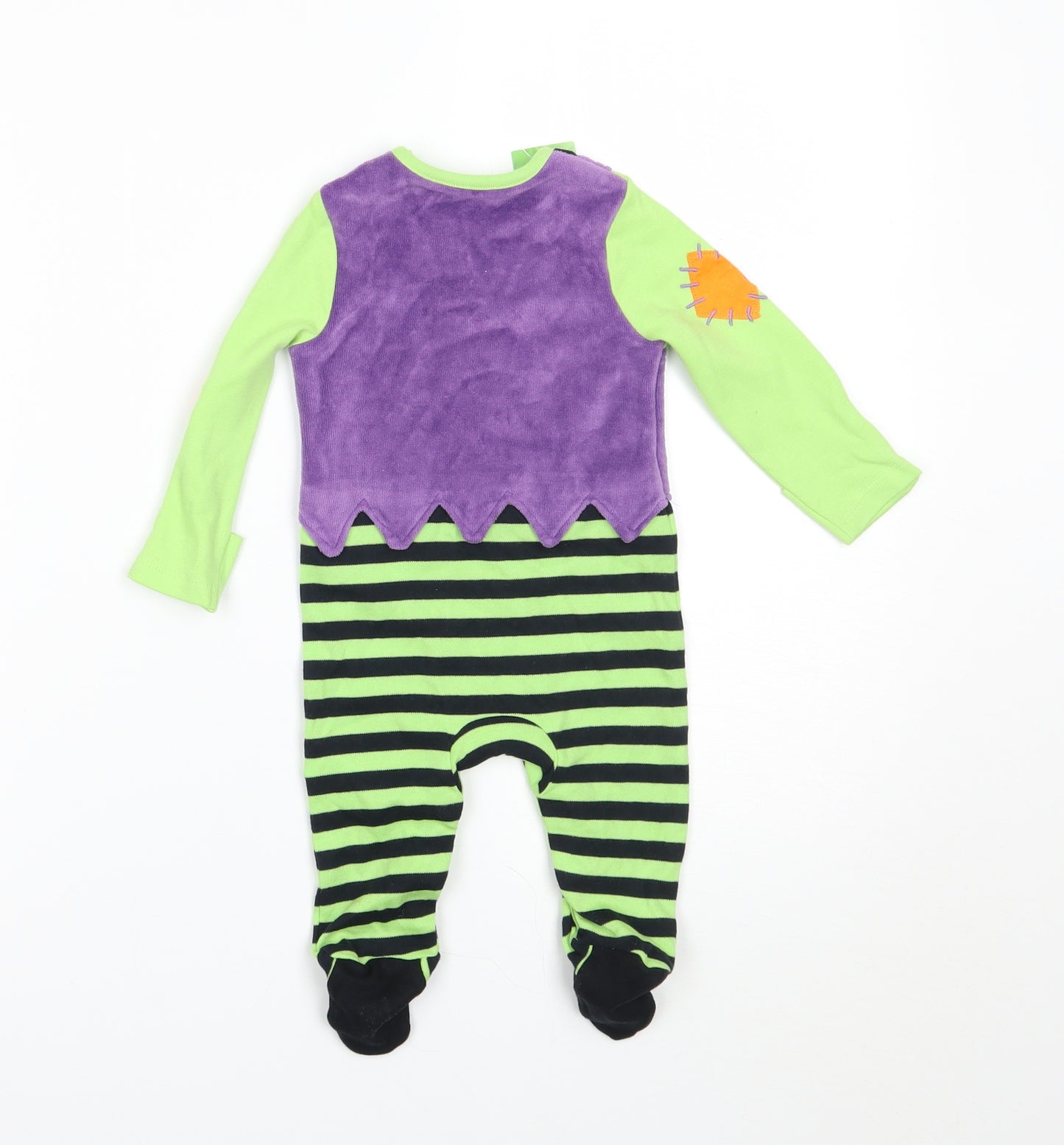 F&F Baby Multicoloured Spotted  Babygrow One-Piece Size 0-3 Months  - halloween