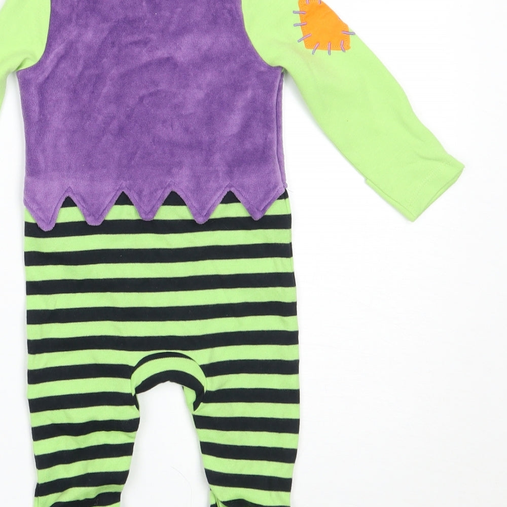 F&F Baby Multicoloured Spotted  Babygrow One-Piece Size 0-3 Months  - halloween