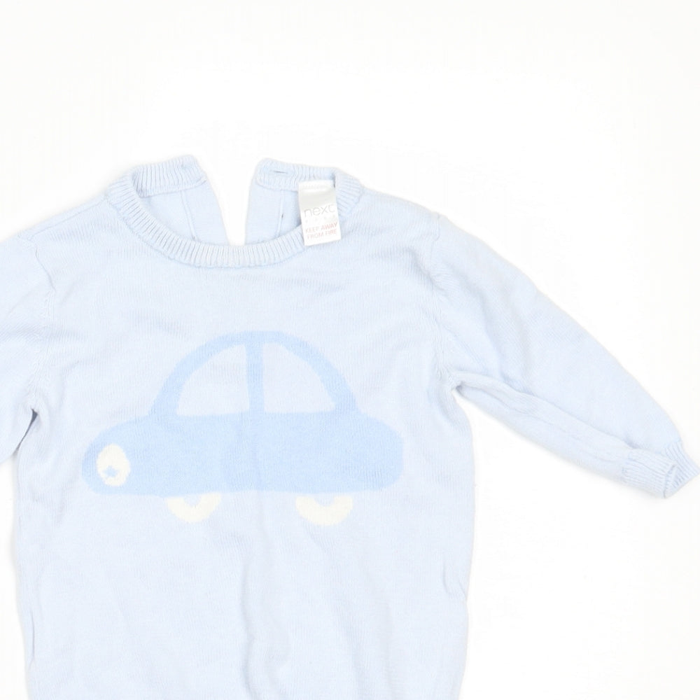 NEXT Boys Blue   Romper One-Piece Size 0-3 Months