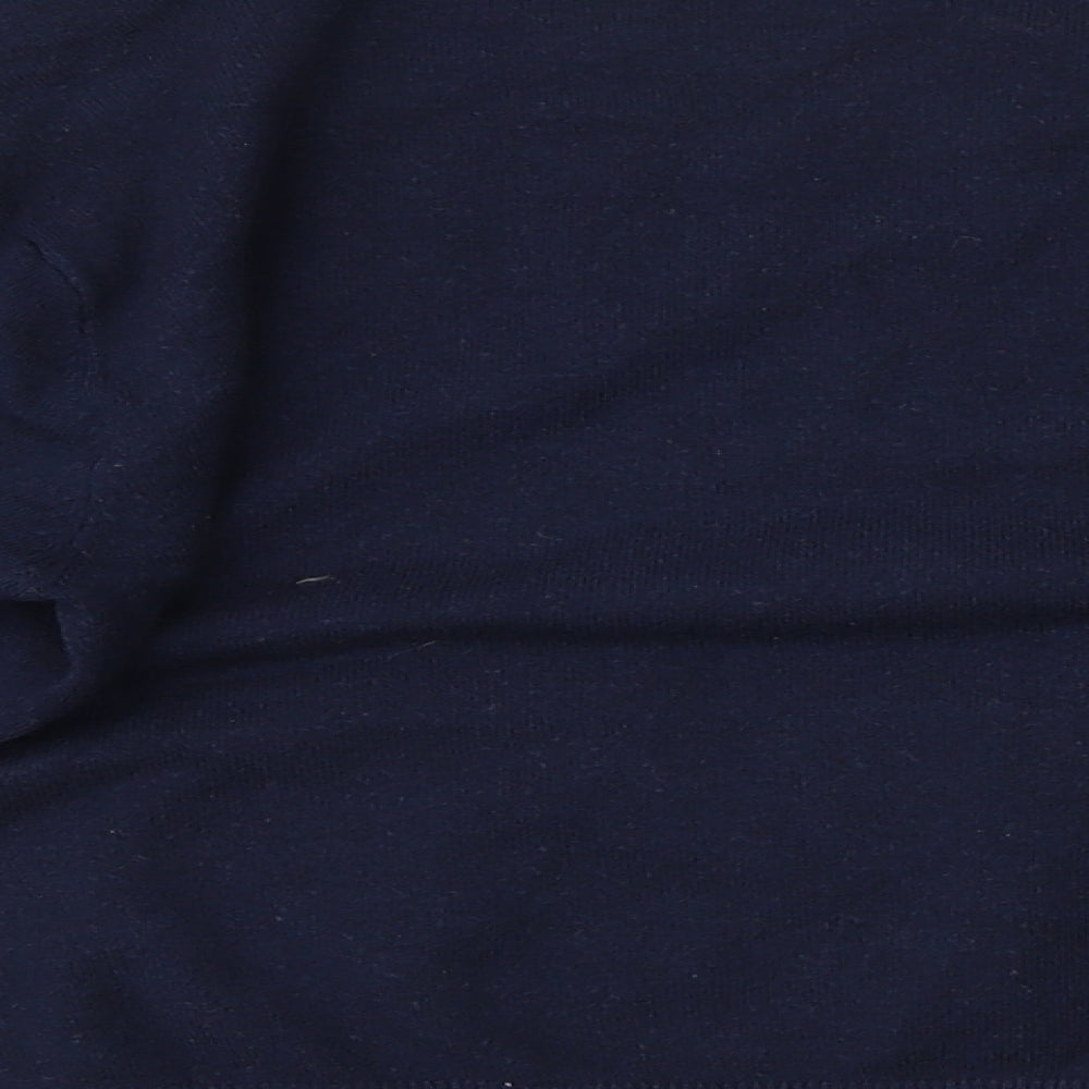 Moment Womens Blue   Pullover Jumper   - Pearl Embellished