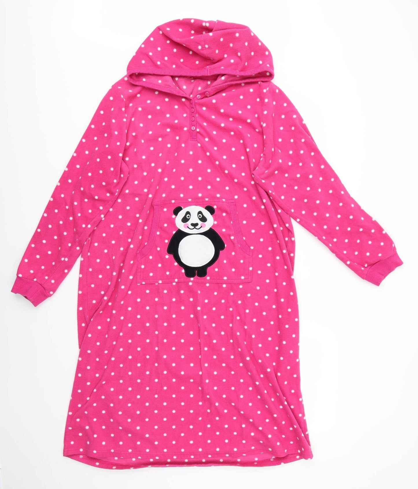 George Womens Pink Polka Dot   One Piece Size 20