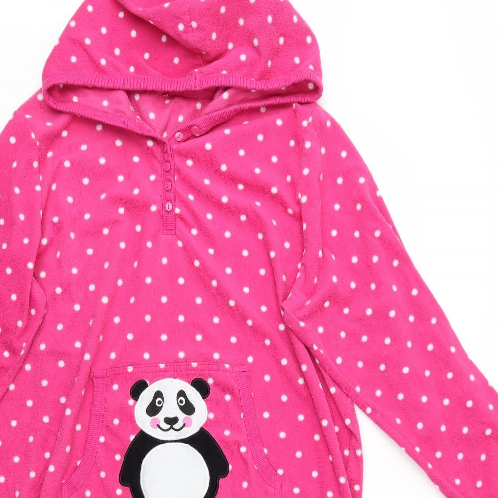 George Womens Pink Polka Dot   One Piece Size 20