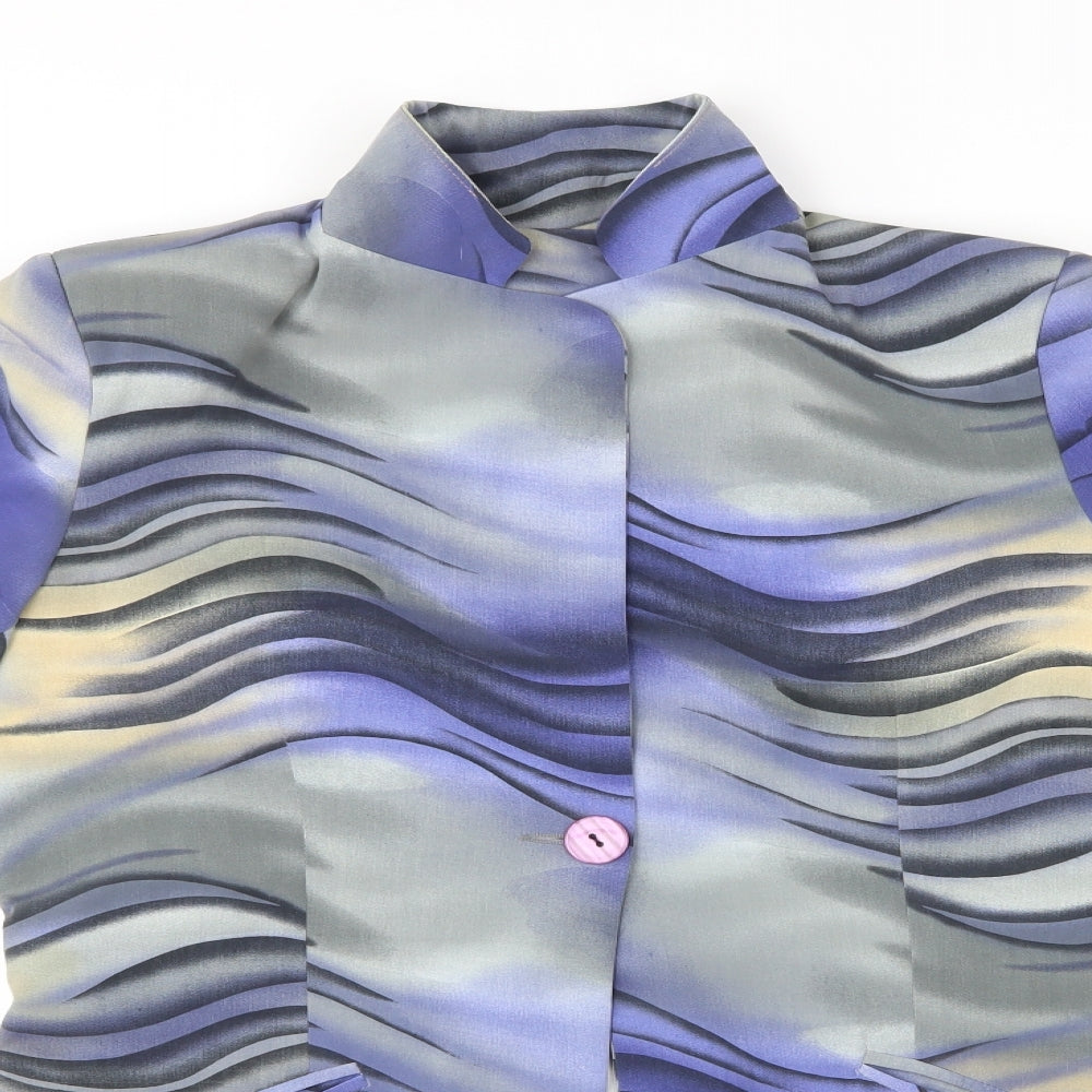 Preworn Womens Multicoloured Animal Print  Basic Button-Up