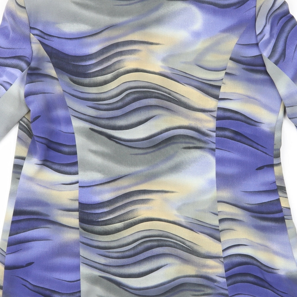 Preworn Womens Multicoloured Animal Print  Basic Button-Up