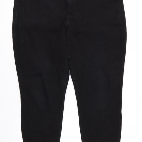 D. Jeans Womens Black   Straight Jeans Size 16 L30 in - Wide fit