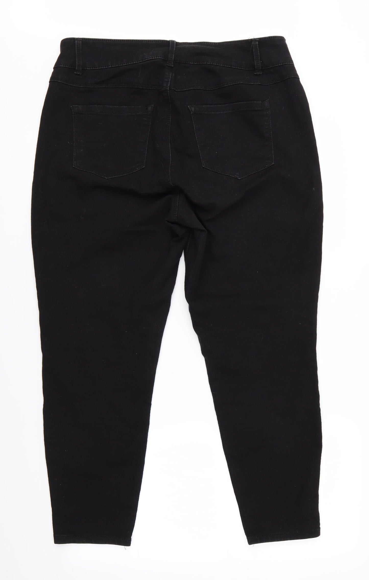 D. Jeans Womens Black   Straight Jeans Size 16 L30 in - Wide fit