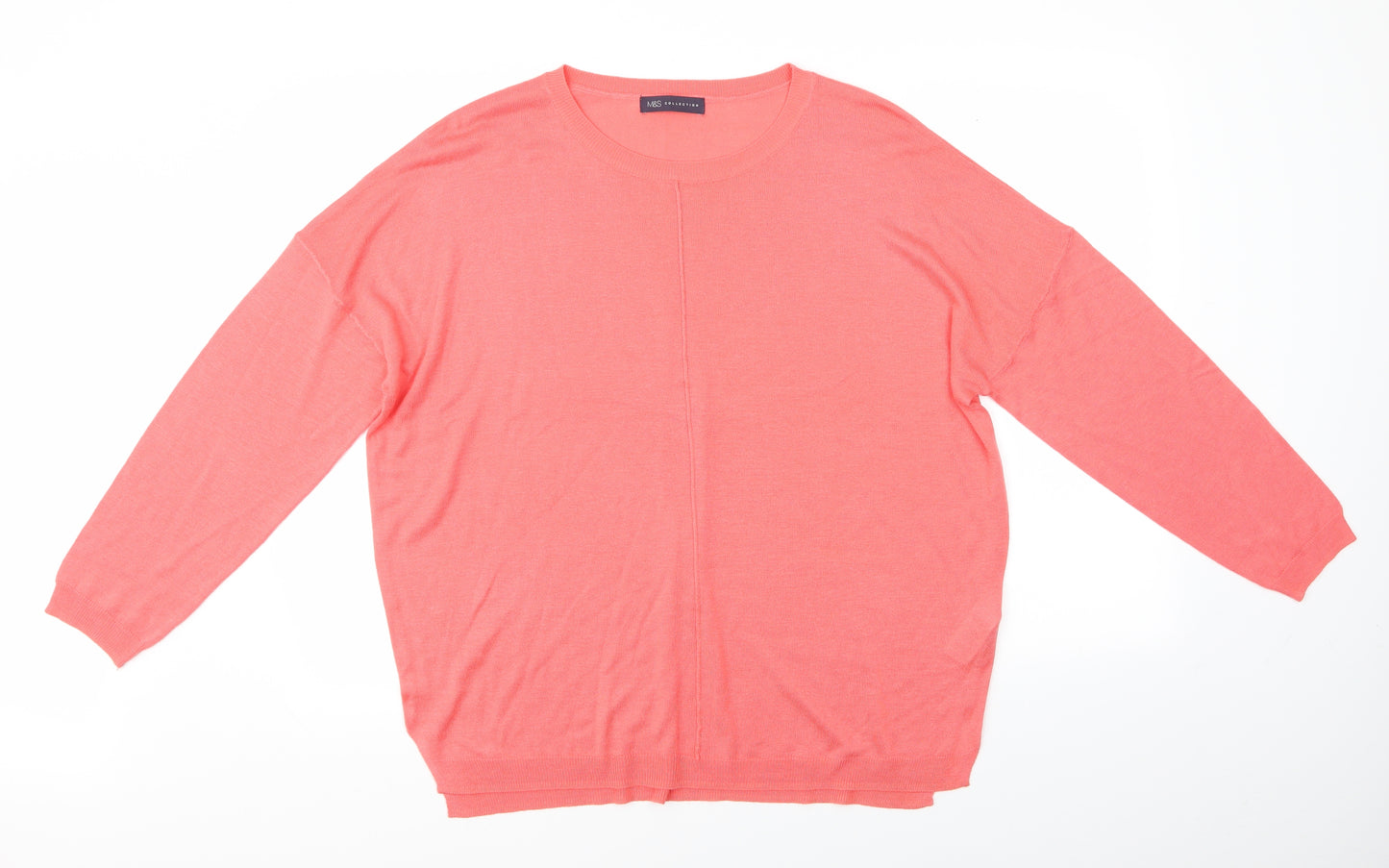 M&S Womens Pink   Pullover Jumper Size XL