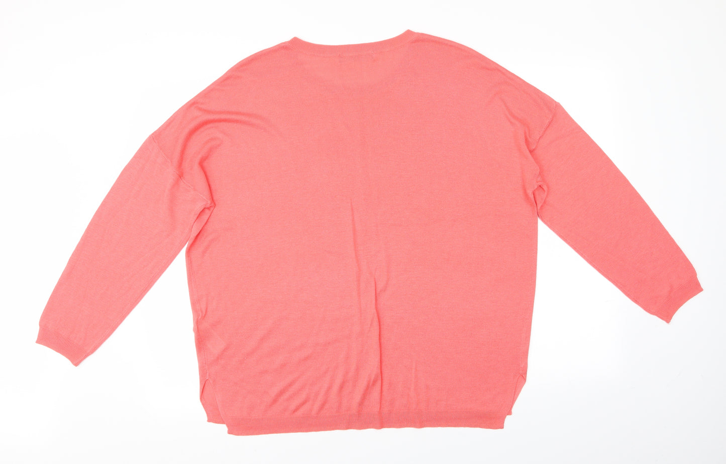 M&S Womens Pink   Pullover Jumper Size XL