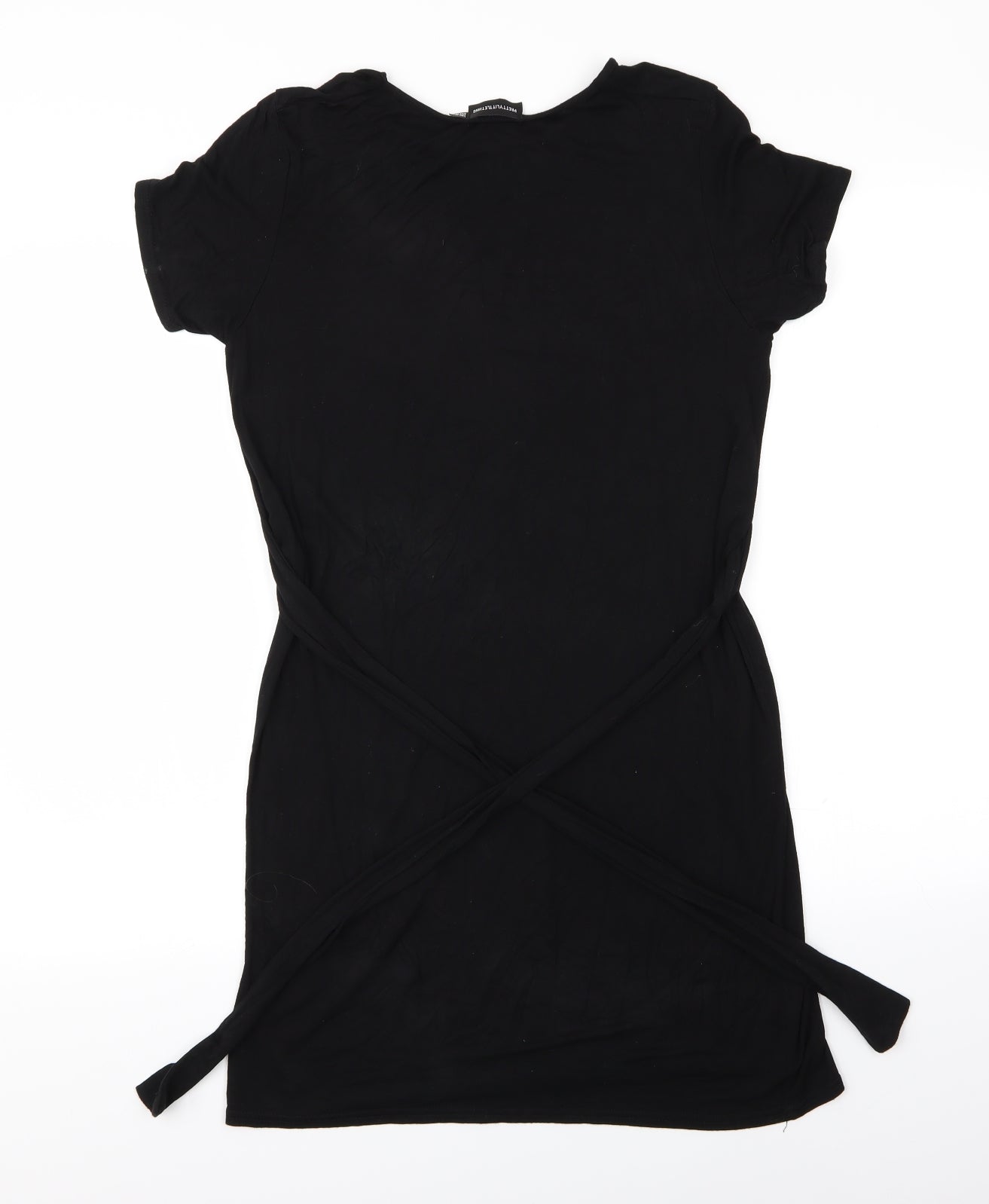 PRETTYLITTLETHING Womens Black   T-Shirt Dress  Size 8