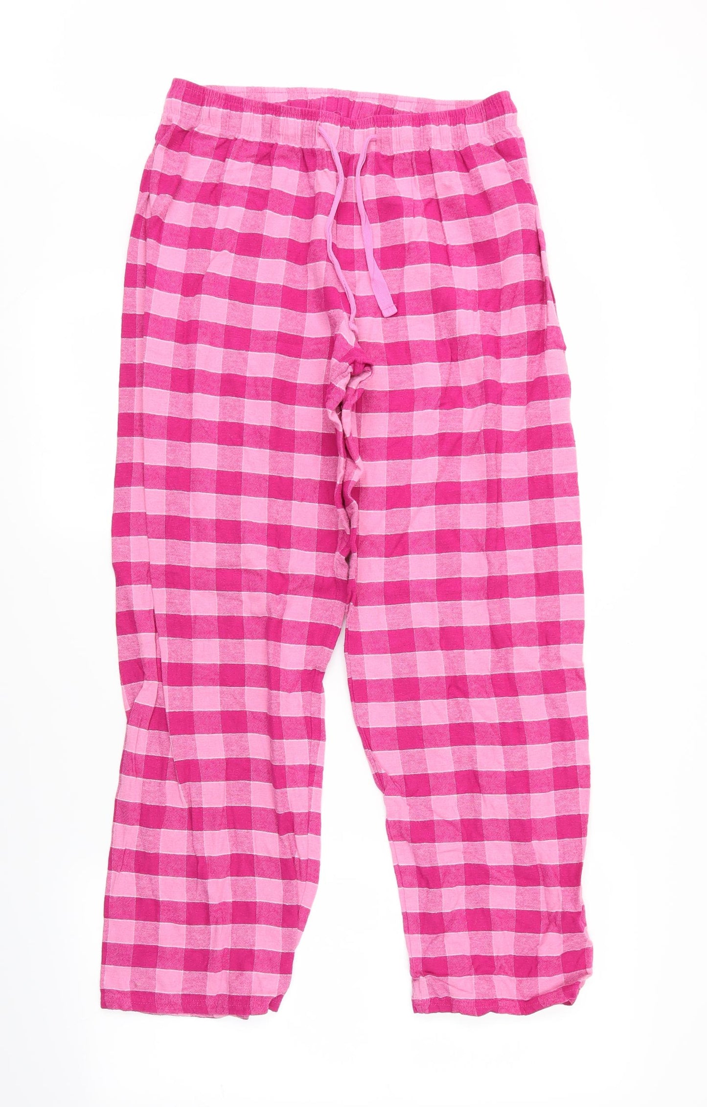 CafePress Womens Pink Check   Pyjama Pants Size M