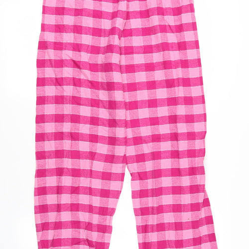 CafePress Womens Pink Check   Pyjama Pants Size M