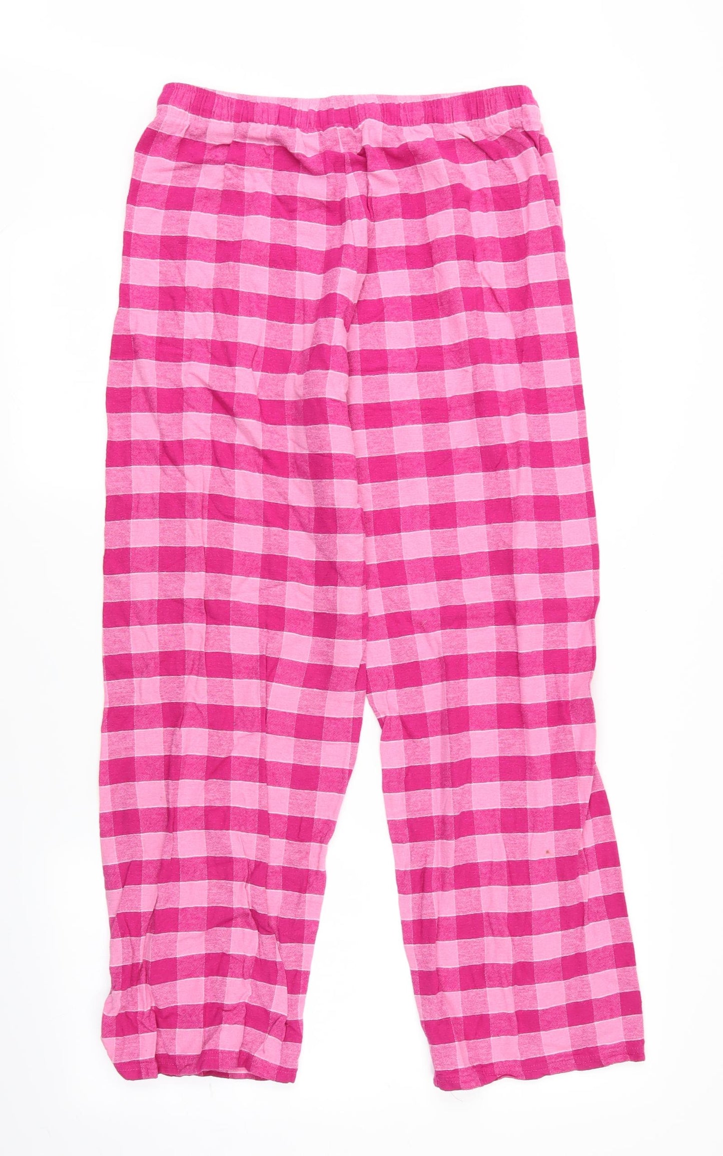 CafePress Womens Pink Check   Pyjama Pants Size M