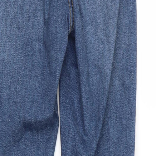 Topshop Womens Blue   Straight Jeans Size 25 in L28 in