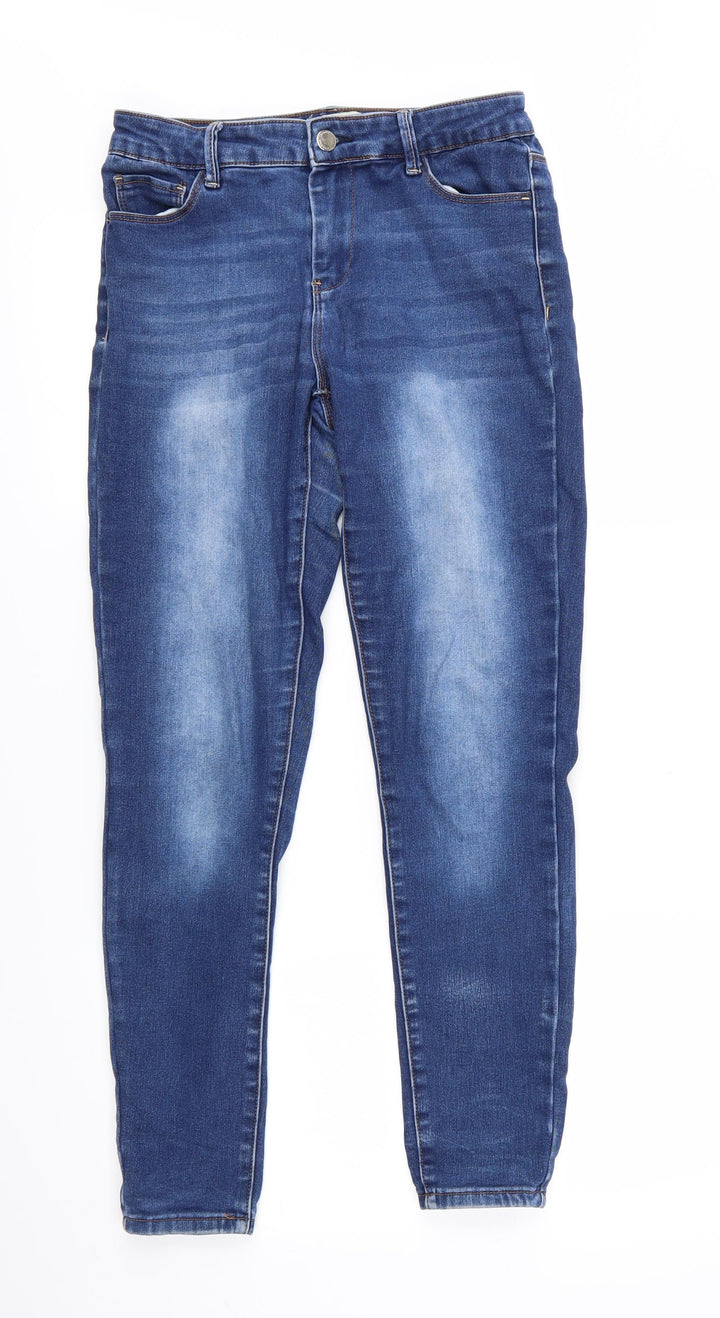 DNM Womens Blue Straight Jeans Size 10 L30 in