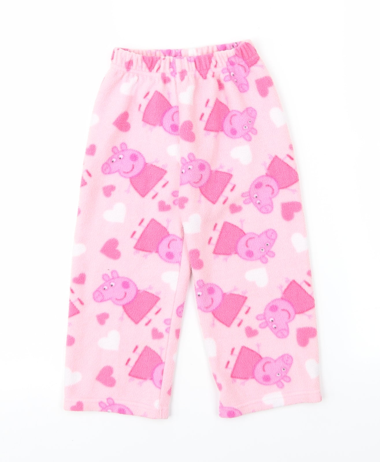 M&Co Girls Pink Spotted   Pyjama Pants Size 18-24 Months  - Peppa Pig