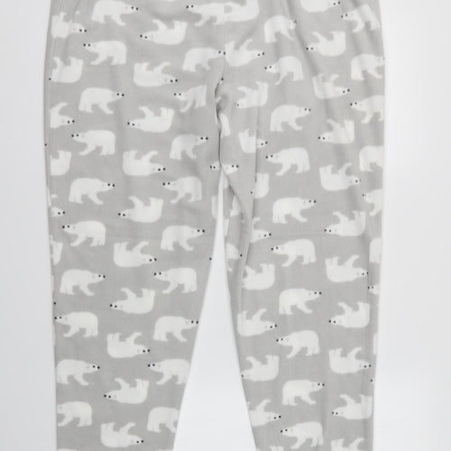 Debenhams Womens Grey Animal Print   Pyjama Pants Size 16  - Polar Bear