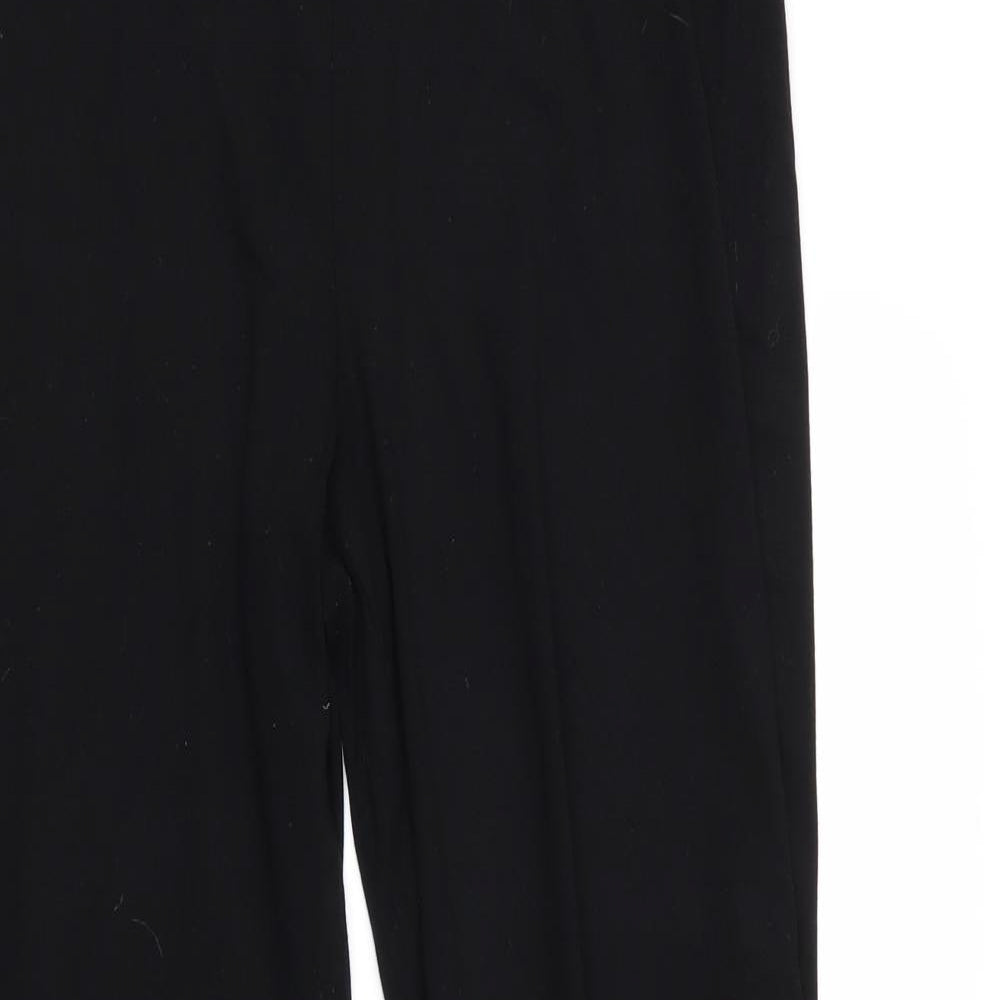 M&S Womens Black   Bloomer Trousers Size 10 L32 in