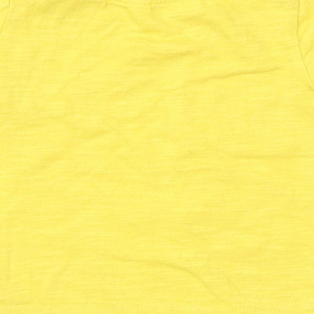 M&Co Baby Yellow   Basic T-Shirt Size 6-9 Months
