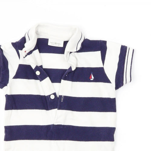 NEXT Baby Multicoloured Striped  Basic Polo Size 3-6 Months