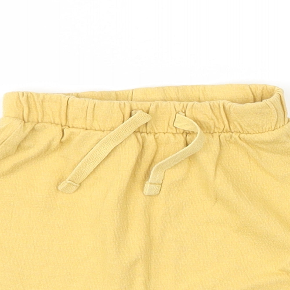 George Baby Yellow   Cropped Trousers Size 3-6 Months