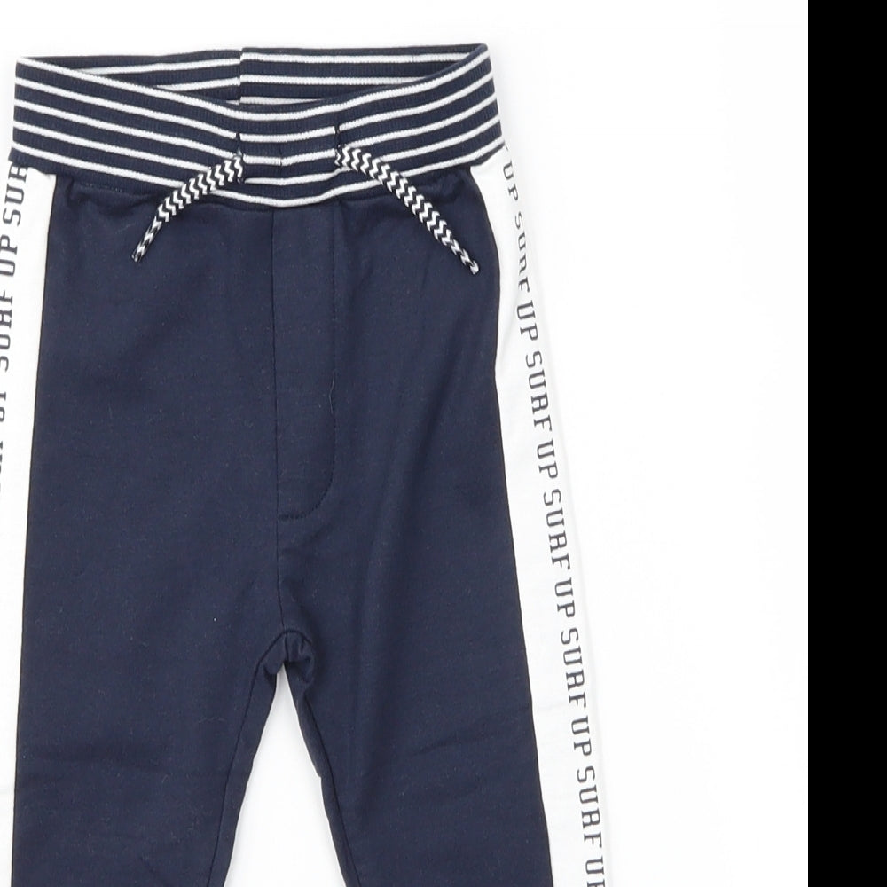 Dirkje  Blue   Jogger Trousers Size 12 Months