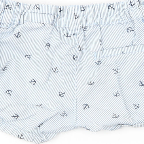 H&M Baby Blue Striped  Cropped Trousers Size 3-6 Months