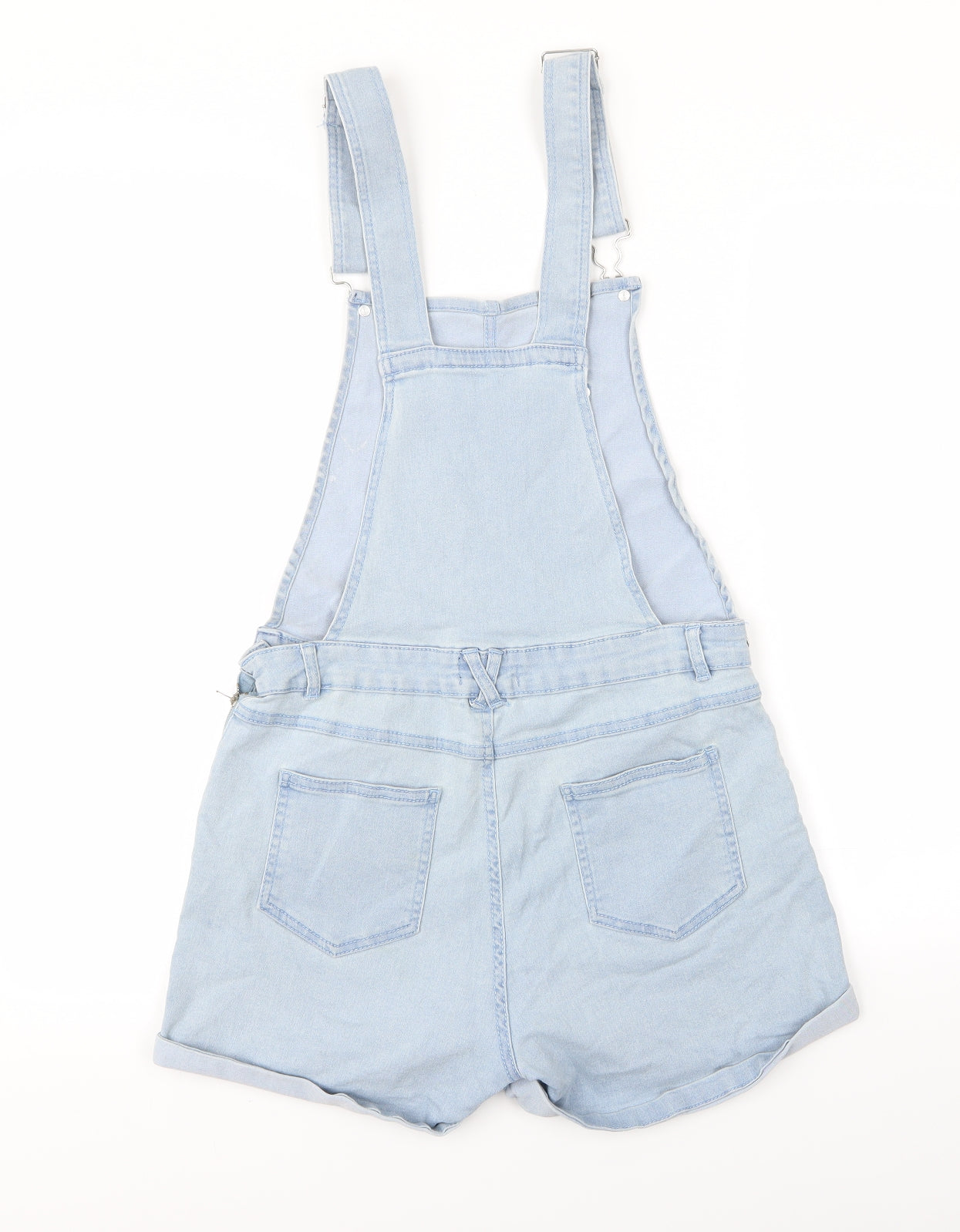 Select Womens Blue   Dungaree Shorts Shorts Size 12