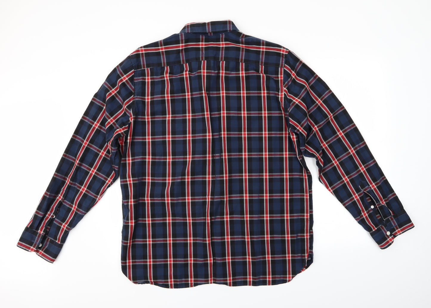 Levi's Mens Blue Check   Button-Up Size XL