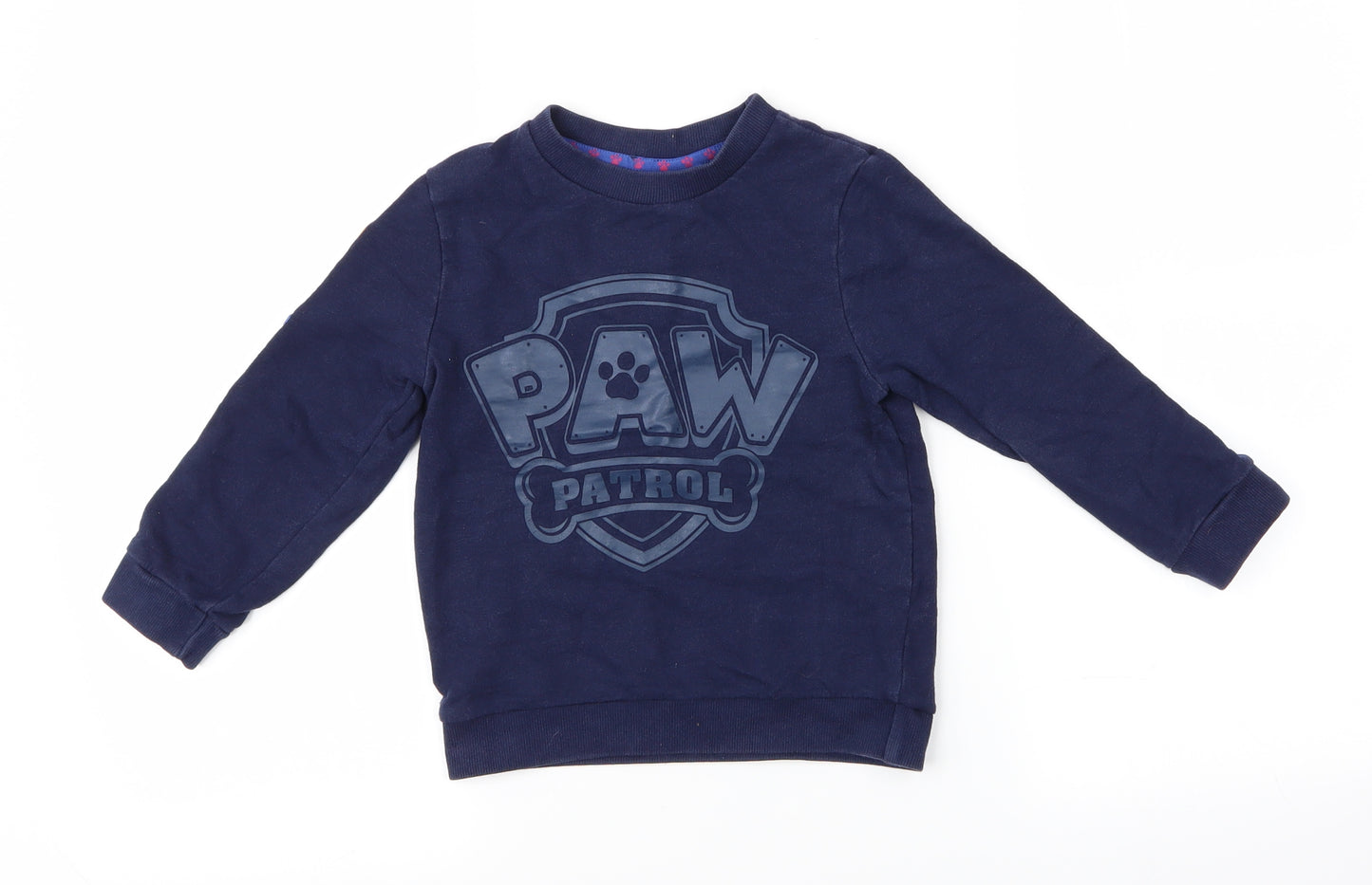 Paw Petrol Boys Blue   Pullover Jumper Size 2-3 Years  - Paw Petrol