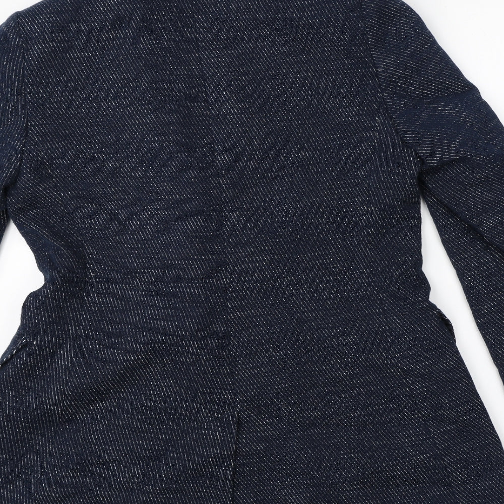 NEXT Womens Blue   Overcoat Coat Size 14