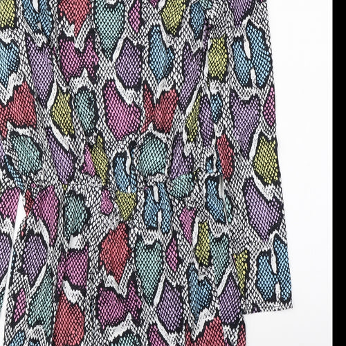 Flounce Womens Multicoloured Animal Print  Shift  Size 14
