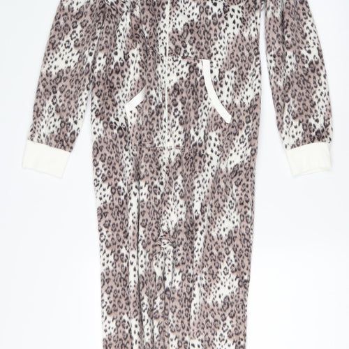 Preworn Womens White Animal Print   One Piece Size 10