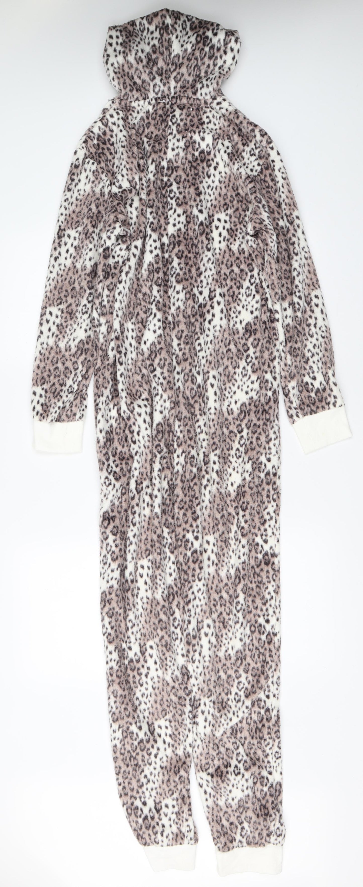 Preworn Womens White Animal Print   One Piece Size 10