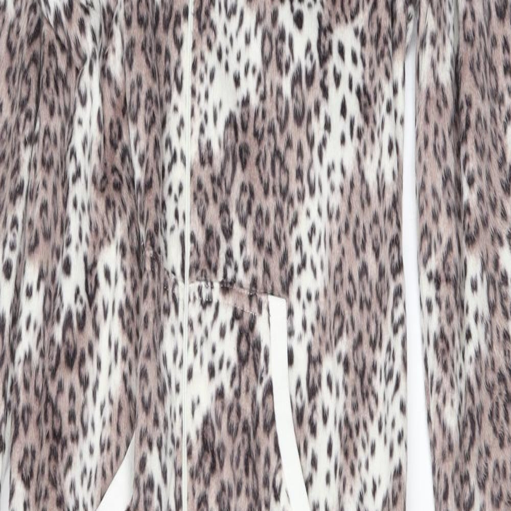 Preworn Womens White Animal Print   One Piece Size 10