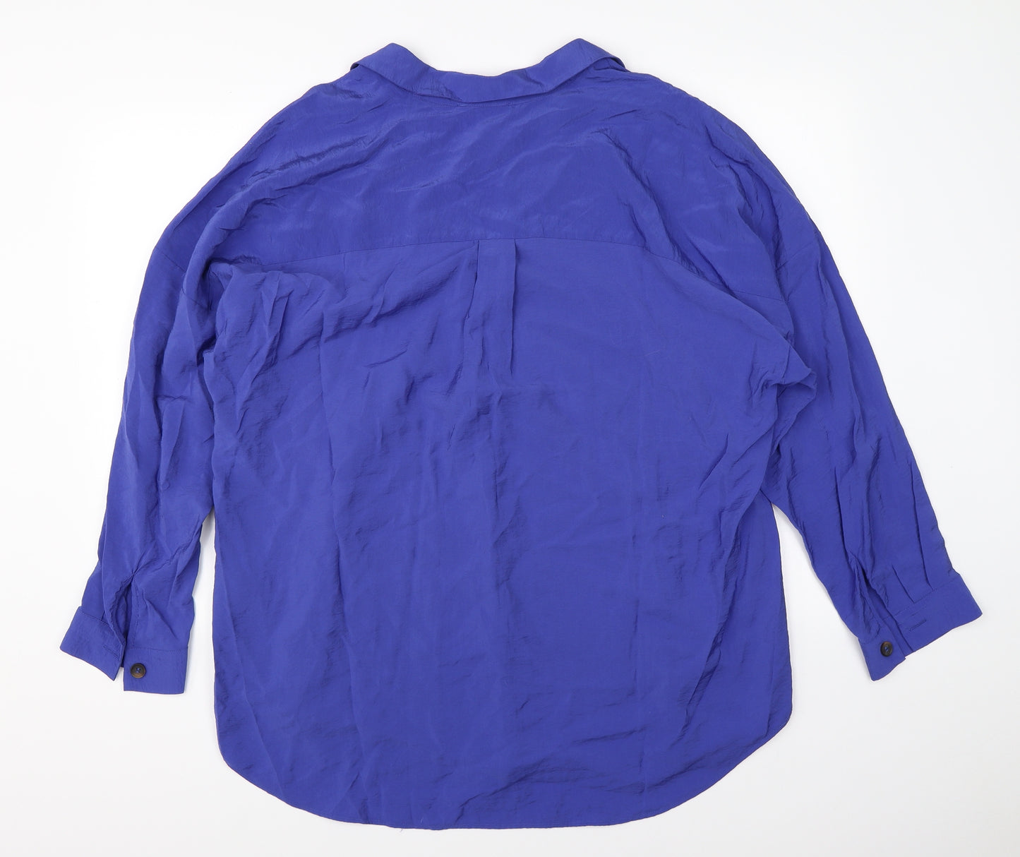 Mint Velvet Womens Blue   Basic Blouse Size XL