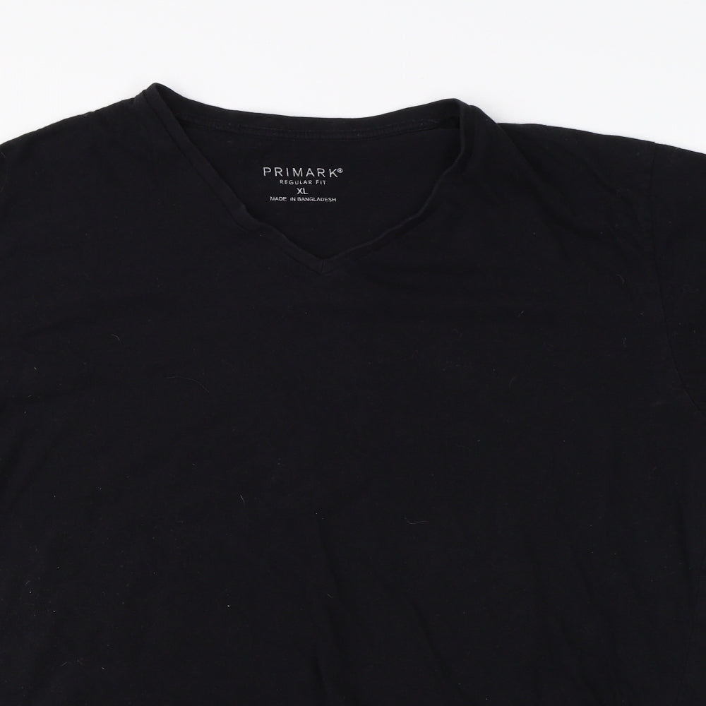 Primark Mens Black    T-Shirt Size XL