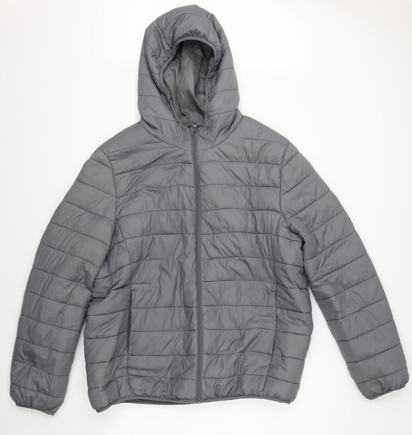 Primark Mens Grey   Puffer Jacket Jacket Size 2XL