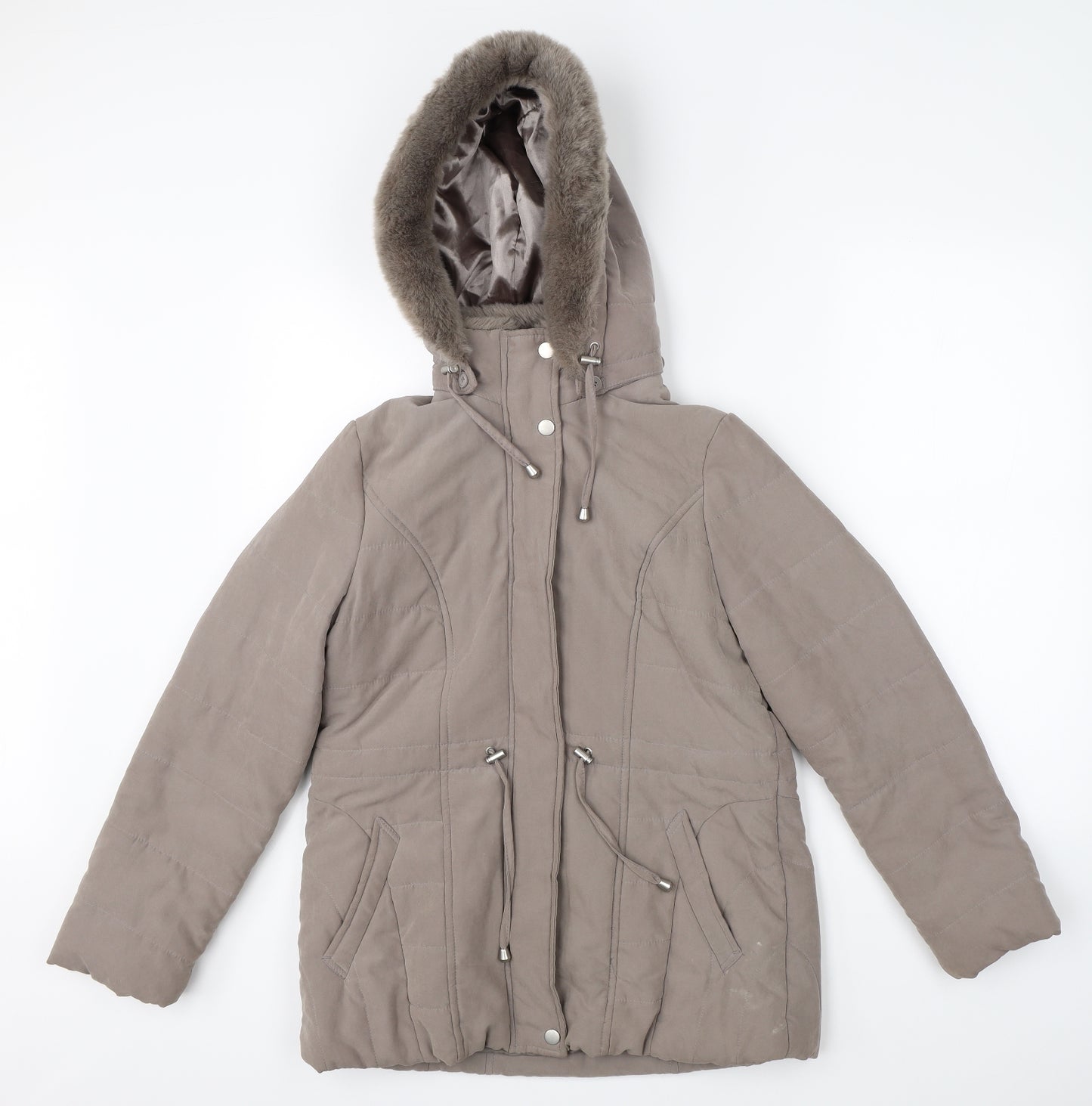 BHS Womens Beige   Jacket Coat Size 8