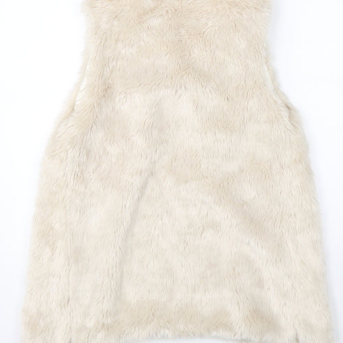 YD Girls Beige   Gilet Jacket Size 12-13 Years