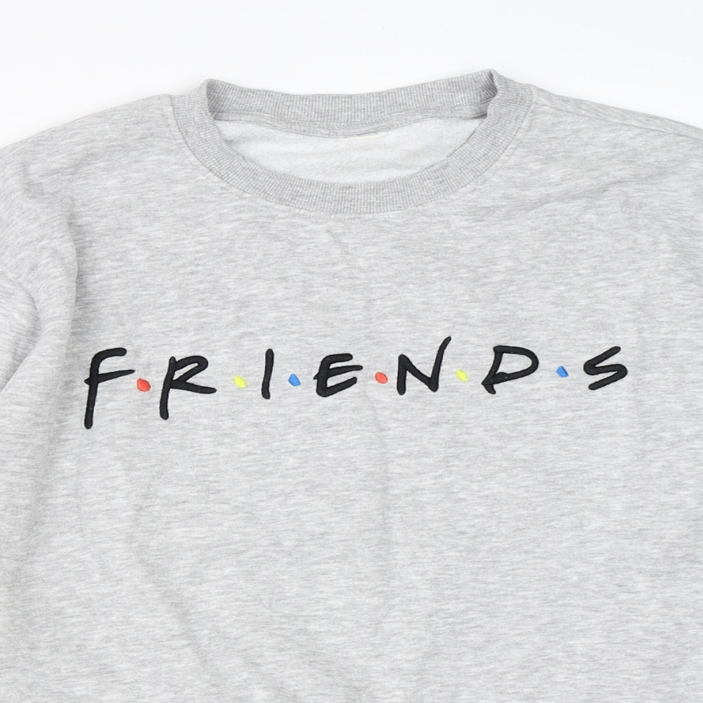 Preworn Mens Grey   Pullover Sweatshirt Size XS  - friends