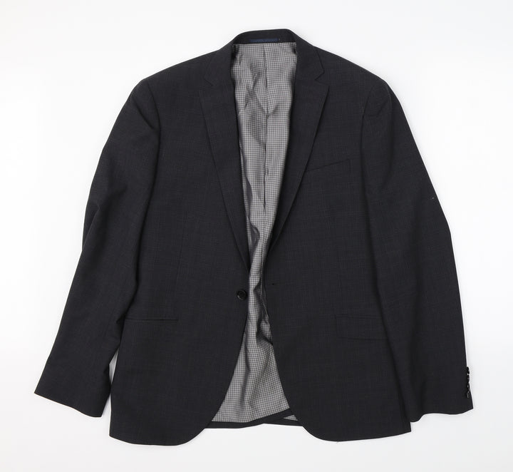 Preworn Mens Grey Jacket Suit Jacket Size 42