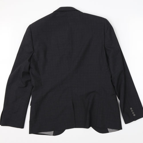 Preworn Mens Grey   Jacket Suit Jacket Size 42
