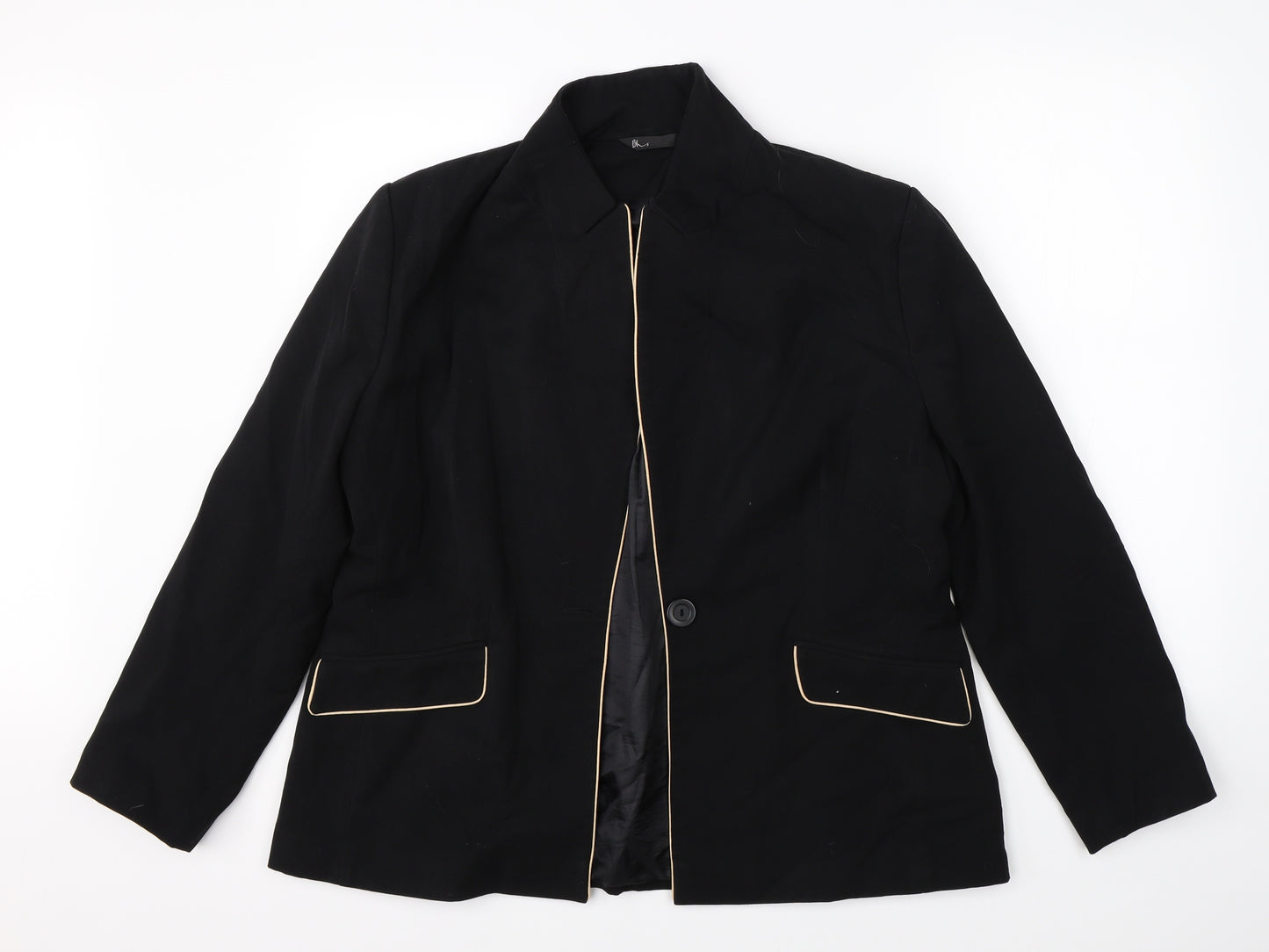 BHS Womens Black   Jacket Blazer Size 16