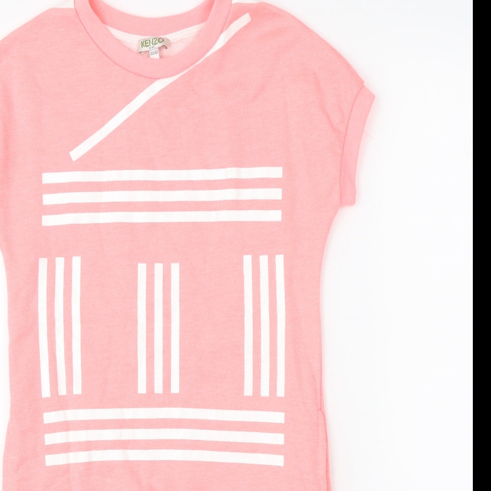 KENZO Girls Pink   Jumper Dress  Size 10 Years