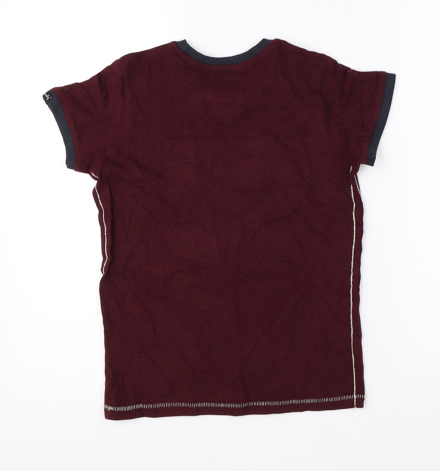 Tokyo Laundry Boys Purple   Basic T-Shirt Size 7-8 Years
