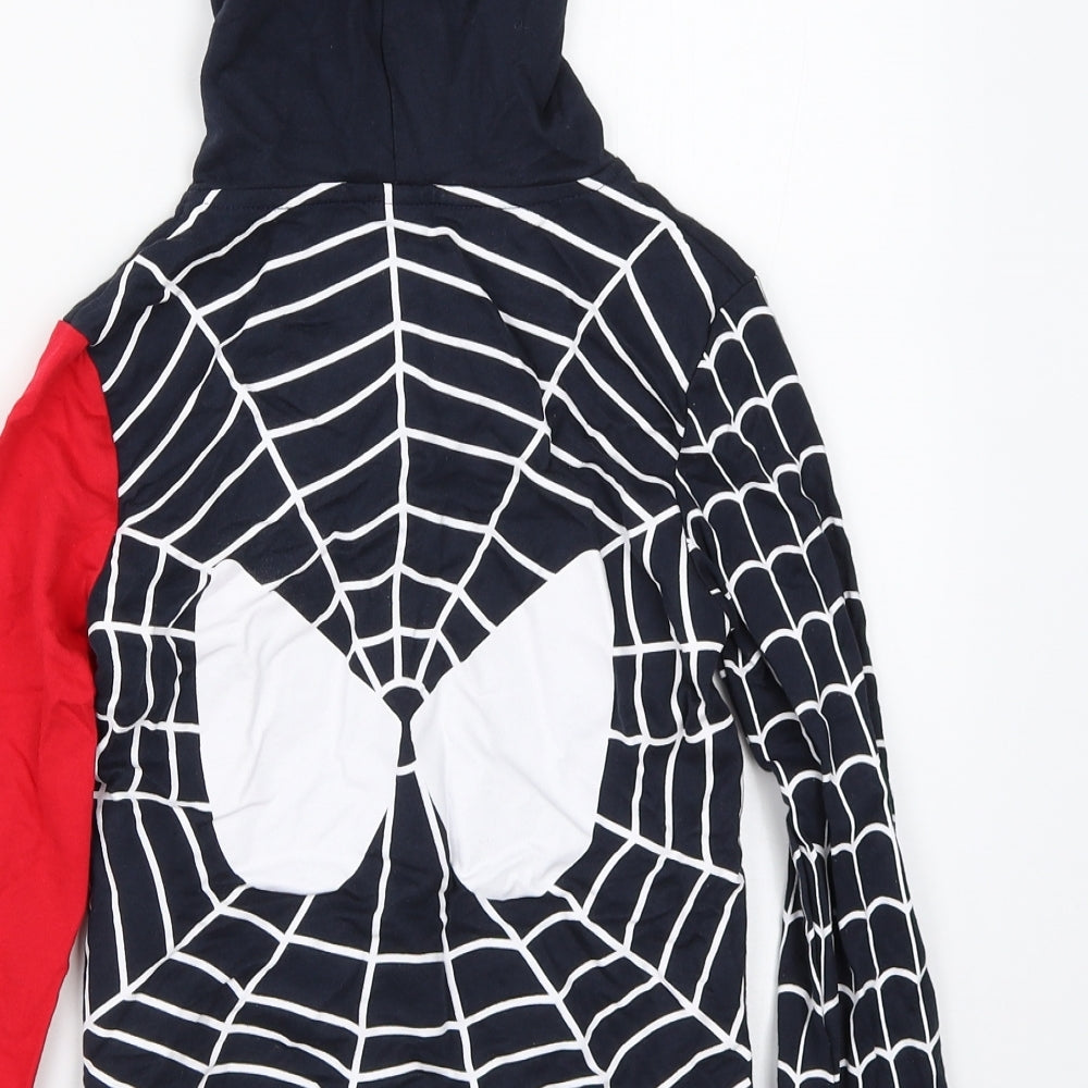 Kids Tales Boys Blue   Full Zip Hoodie Size 10 Years  - spiderman