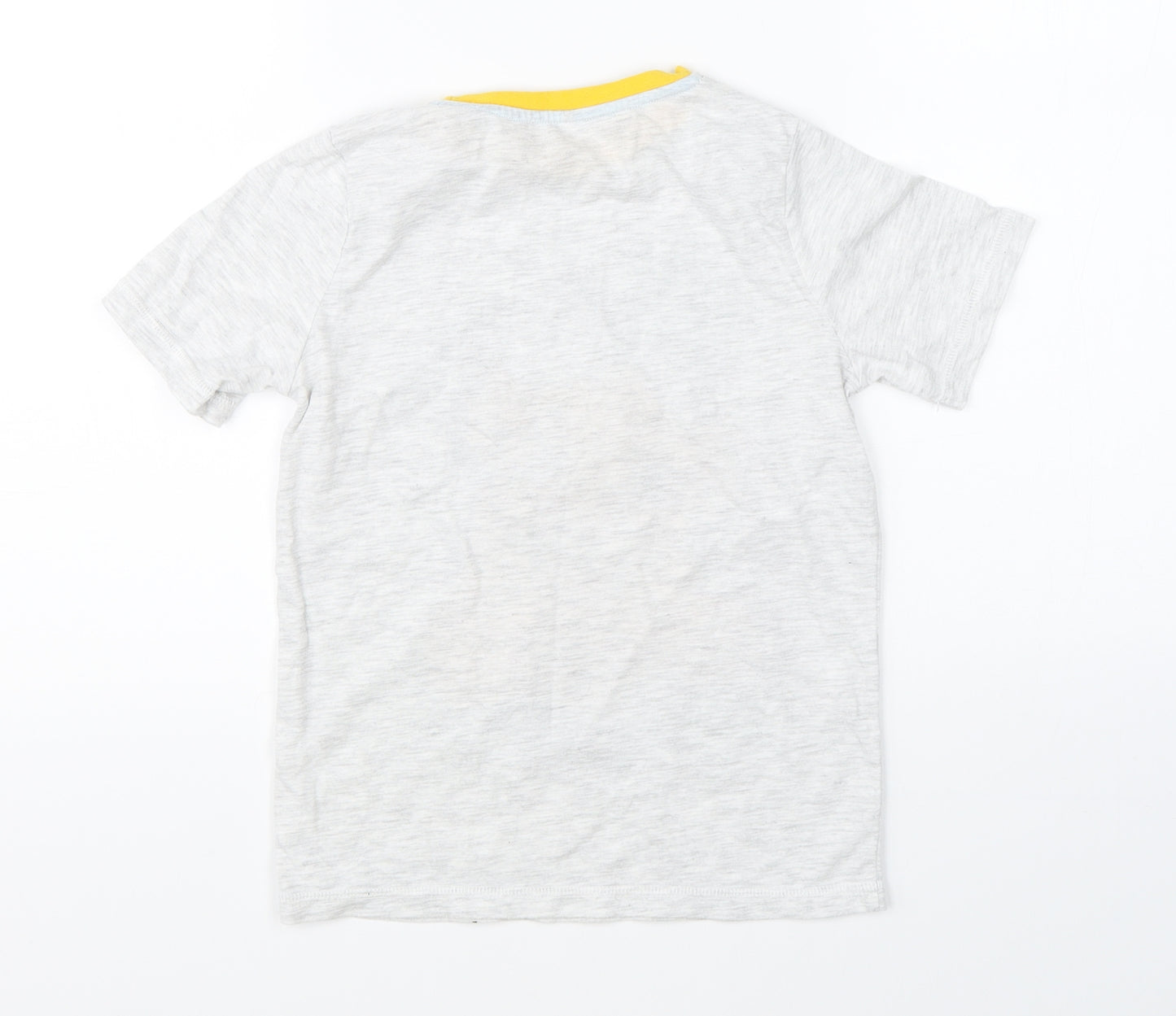 George Boys Grey   Basic T-Shirt Size 6-7 Years  - disney lion king